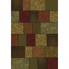 Oriental Weavers Hudson 030C1 5x8 Rectangle - Green/ Red-Polypropylene