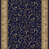 1599-1552-NAVY Como Rectangular Navy Blue Transitional Italy Area Rug 7 ft. 9 in. W x 11 ft. H