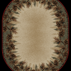 7 ft. 10 in. x 9 ft. 10 in. Oval American Destination Mount Le Conte Area Rug Multi Color