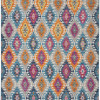 8 x 10 ft. Multi Color Ogee Pattern Area Rug