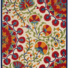 6 x 9 ft. Red & Multi Color Indoor & Outdoor Area Rug