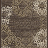 3471-0042-BROWN Pisa Rectangular Brown Contemporary Turkey Area Rug 7 ft. 10 in. W x 10 ft. 6 in. H