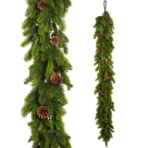 Pine Garland 5.5'L Plastic