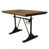 Carolina Cottage Brio Adjustable Table, Elm & Black