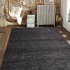 6 x 9 ft. Solid Hand Woven Jute Eco-friendly Rectangle Area Rug Charcoal