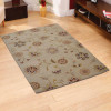 8 x 11 ft. Hand Tufted Wool Floral Area Rug Cream