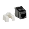 Eaton N238-025-BK-6A CAT6 KEYSTONE JACK 4PPOE COMP 110/KRONE 568A/B RJ45 BLACK 25-PACK