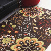 8 x 11 ft. Hand Tufted Wool Floral Area Rug Brown