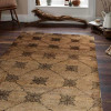 Hand Knotted Jute 5 x 8 ft. Eco-friendly Rectangle Area Rug, Contemporary - Beige & Green