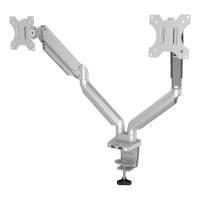 Fellowes 8056501 SUPPORTS TWO (2) MONITORS: UP TO 17.6 LBS. EACH AND 32 INCHES.FULLY INDEPENDENT