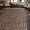 8 x 10 ft. Hand Woven Jute Eco-Friendly Solid Rectangle Area Rug Light Brown
