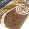 9 x 12 ft. Hand Tufted Shag Polyester Rectangle Area Rug Brown Beige - Contemporary