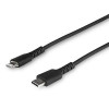 Startech RUSB2CLTMM1MR 3FT USB-C TO LIGHTNING CABLE - USB TYPE-C ANGLED LIGHTNING CORD