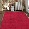 8 x 11 ft. Hand Knotted Gabbeh Silk Solid Rectangle Area Rug Red