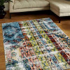 9 x 12 ft. Machine Woven Heatset Polypropylene Contemporary Rectangle Area Rug Multi Color