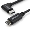Startech RUSB31CC50CMBR RUGGED RIGHT ANGLE USB-C CABLE USB C TO C CABLE - 90 DEGREES
