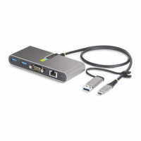 5G2A1SGBB-USB-C-HUB USB-C TO 2-PORT USB 5GBPS TYPE A HUB GB ETHERNET RS232 SERIAL