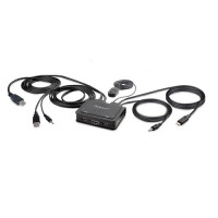 Startech C2-H46-UAC-KVM 2-PORT COMPACT 4K KVM SWITCH - USB-A/USB-C CABLE KVM SWITCH