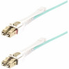 Startech 450FBLCLC4PP 4M (13.1FT) LC (UPC) OM4 MULTIMODE FIBER OPTIC CABLE W/PUSH PULL TABS, 50/125M,