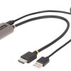 Startech 148B-HDMI-DP-8K HDMI TO DISPLAYPORT ADAPTER - HDMI 2.1 TO DP 1.4 VIDEO CONVERTER