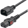 Startech 87L3-8A00-POWER-CORD 10FT POWER EXTENSION CORD IEC C14 TO LOCKING C13 10A 250V