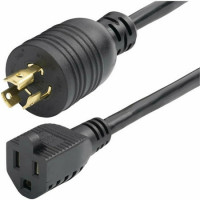 Startech W31C-4100-POWER-CORD 1FT (30CM) HEAVY DUTY POWER CORD, TWIST-LOCK NEMA L5-15P TO NEMA 5-15R 15A 125V,