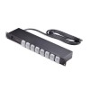 Startech 8NS8-RACK-MOUNT-PDU 8-OUTLET HORIZONTAL RACK MOUNT PDU 1U 8FT/2.4M POWER CORD