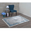 9 x 12 ft. Machine Woven Crossweave Polyester Oriental Rectangle Area Rug Multi Color