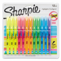 Dymo 27145 12CD SHARPIE ACCENT POCKET ASSORTED
