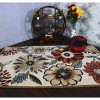 10 x 13 ft. Hand Tufted Wool Floral Rectangle Area Rug Beige
