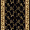 1427-1723-BLACK Noble Rectangular Black Transitional Italy Area Rug 7 ft. 9 in. W x 11 ft. 6 in. H