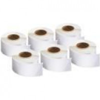 Dymo 2050818 DY LW 1-1/8IN X 3-1/2IN WHT ADR 130CT 6PK (30251)