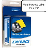 Dymo 1738541 WHITE MULTI-PURPOSE LABEL, 1 X 2-1/8