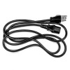 Rocstor Y10C114-W1 PREMIUM 3 FT (1M) STANDARD COMPUTER POWER CORD NEMA 5-15P TO C13 FOR PC, PRINTER