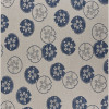 HomeRoots 8 x 10 ft. Navy Sand Dollar Indoor & Outdoor Area Rug