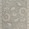 HomeRoots 7 x 9 ft. Floral Rectangle Area Rug Light Grey