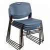 Regency Zeng Stack Chair Blue - Pack of 4