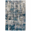 HomeRoots 8 x 10 ft. Polyester Grey & Blue Grey Skies Area Rug