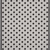 HomeRoots 7 x 10 ft. Black White Gray Indoor & Outdoor Area Rug