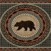 7 ft. 10 in. x 9 ft. 10 in. American Destination Asheville Area Rug Multi Color