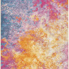 HomeRoots 8 x 10 ft. Abstract Brights Sunburst Area Rug