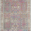 HomeRoots 8 x 10 ft. Gray Distressed Ornamental Area Rug