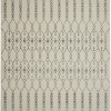 HomeRoots 8 x 10 ft. Ivory & Gray Geometric Area Rug
