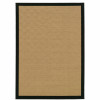 HomeRoots 9 x 13 ft. Beige & Black Plain Indoor & Outdoor Area Rug