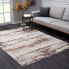 HomeRoots 5 x 8 ft. Violet Abstract Striations Area Rug