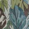 HomeRoots 63 x 91 in. Blue Polypropylene Rug