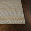 HomeRoots 60 x 84 in. Grey Wool or Jute Rug