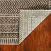 HomeRoots 94 x 130 in. Polypropylene Rug Mocha