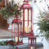 Ornamental Metal Floor Lantern (Set of 3)