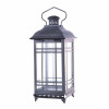 Traditional Grey Metal Lantern (Set of 3)